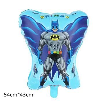 Куля фольгована фігурна 54х43 см Batman Блакитний і синій 0008272 фото