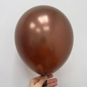 Кулі латекс 12" 30 см Металік Шоколад Упаковка 5 шт 12799 фото