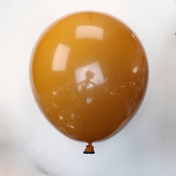 Шары латекс 10" 25 см Дабл стафф Ретро карамель на черном Упаковка 5 штук 10480 фото