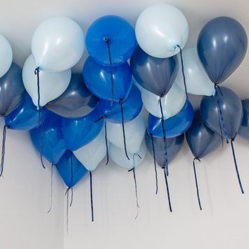 Набір 25 куль під стелю Грозове небо Синій 0003234 фото