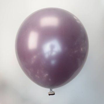 Шары латекс 10" 25 см Дабл стафф Белый металлик на ретро винограде Упаковка 5 штук 10485 фото