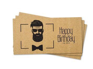 Конверт для грошей чоловікові Happy Birthday to You Крафт 0007428 фото