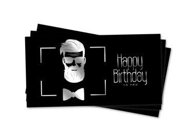 Конверт для грошей чоловікові Happy Birthday to You Чорний 0007445 фото