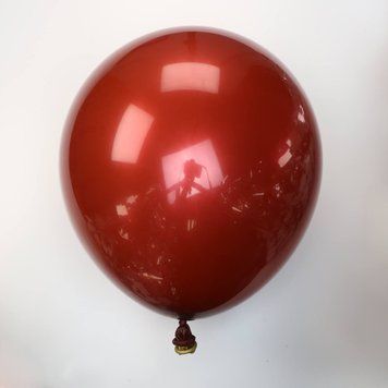 Кулі латекс 5" 12 см Дабл стафф Ретро кристал гранат на хром золоті Упаковка 5 штук 10570 фото