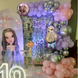 Набор шаров для арки фотозоны Bratz Кукольный вайб Персик и лиловый 0006069 фото 1